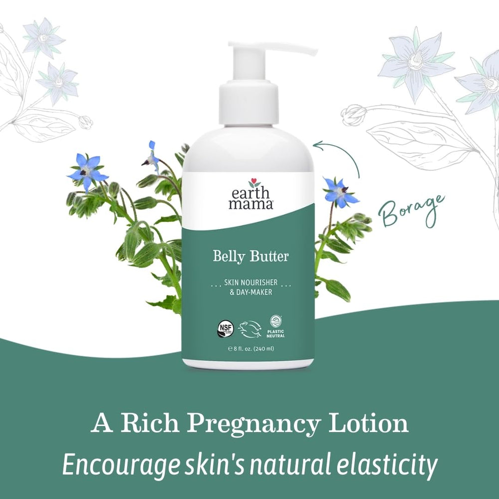 End-user applying Belly Butter during daily skincare routine.
