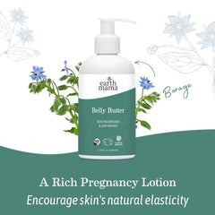 End-user applying Belly Butter during daily skincare routine.