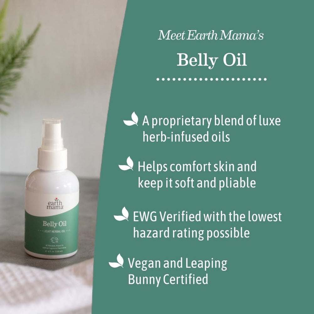 Earth Mama Belly Oil orange blossom aroma