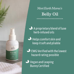 Earth Mama Belly Oil orange blossom aroma