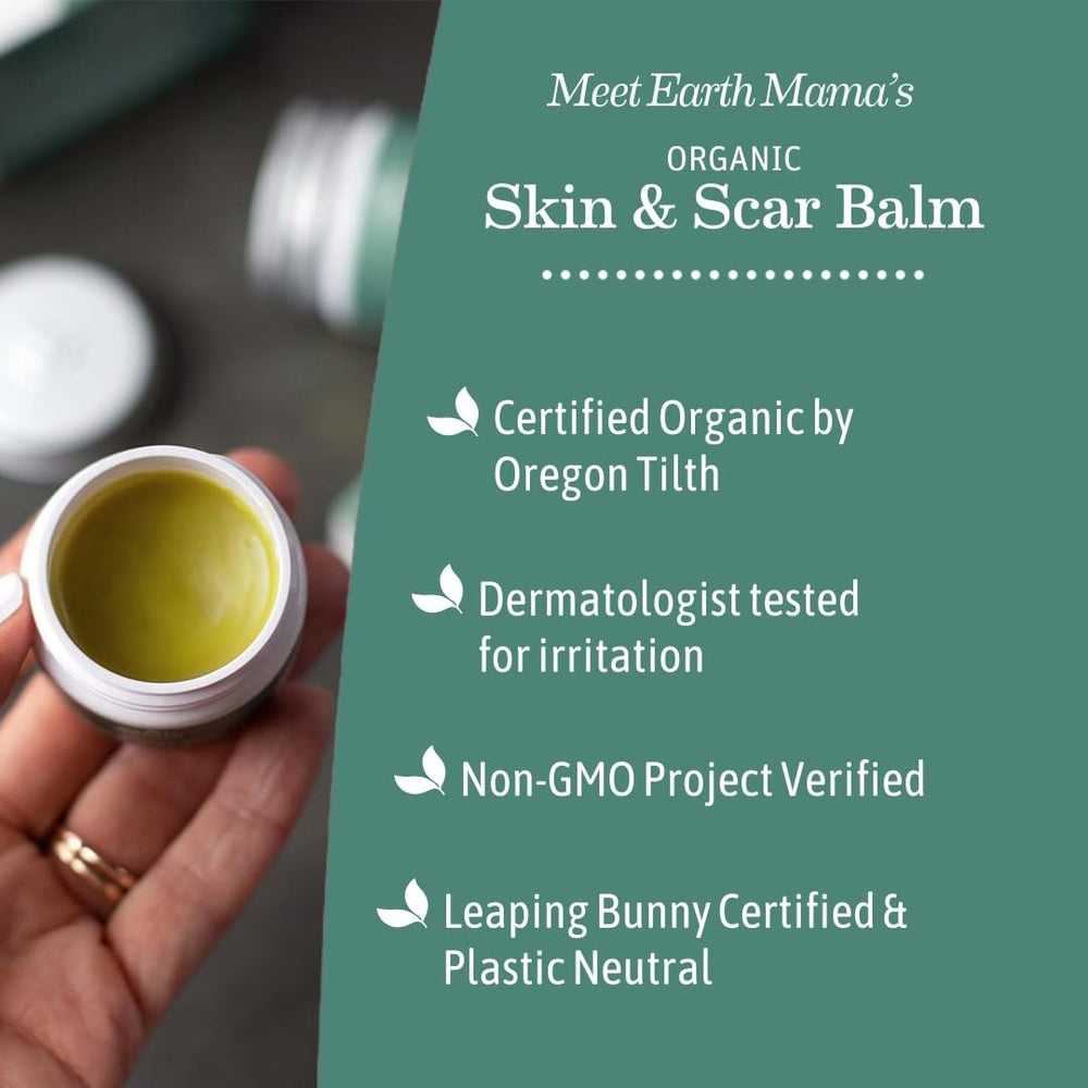 Earth Mama Organic Sea Buckthorn Oil ingredient close-up highlights bright, radiant-looking skin support.