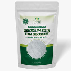 Earth Nourish Disodium EDTA powder close-up for stable cosmetic formulas