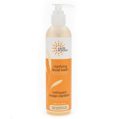 Earth Science Facial Wash Clarify bottle provides a gentle daily cleanse for refreshed skin