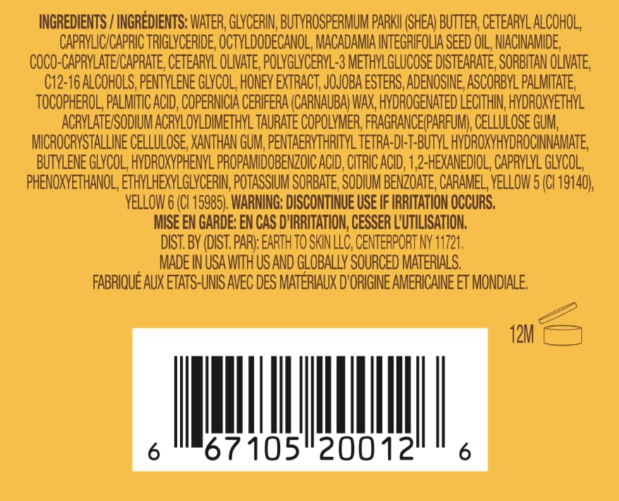 Earth To Skin Honey Manuka Cream applied to dry skin for comfort and renewal.