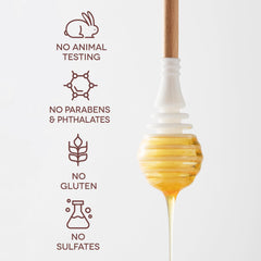 Earth To Skin Hyaluronic Acid and Vitamin E support the skin's moisture barrier.
