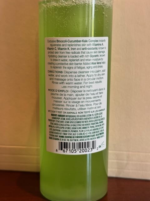 Earth To Skin Super Greens label front highlights vitamin-enriched formula