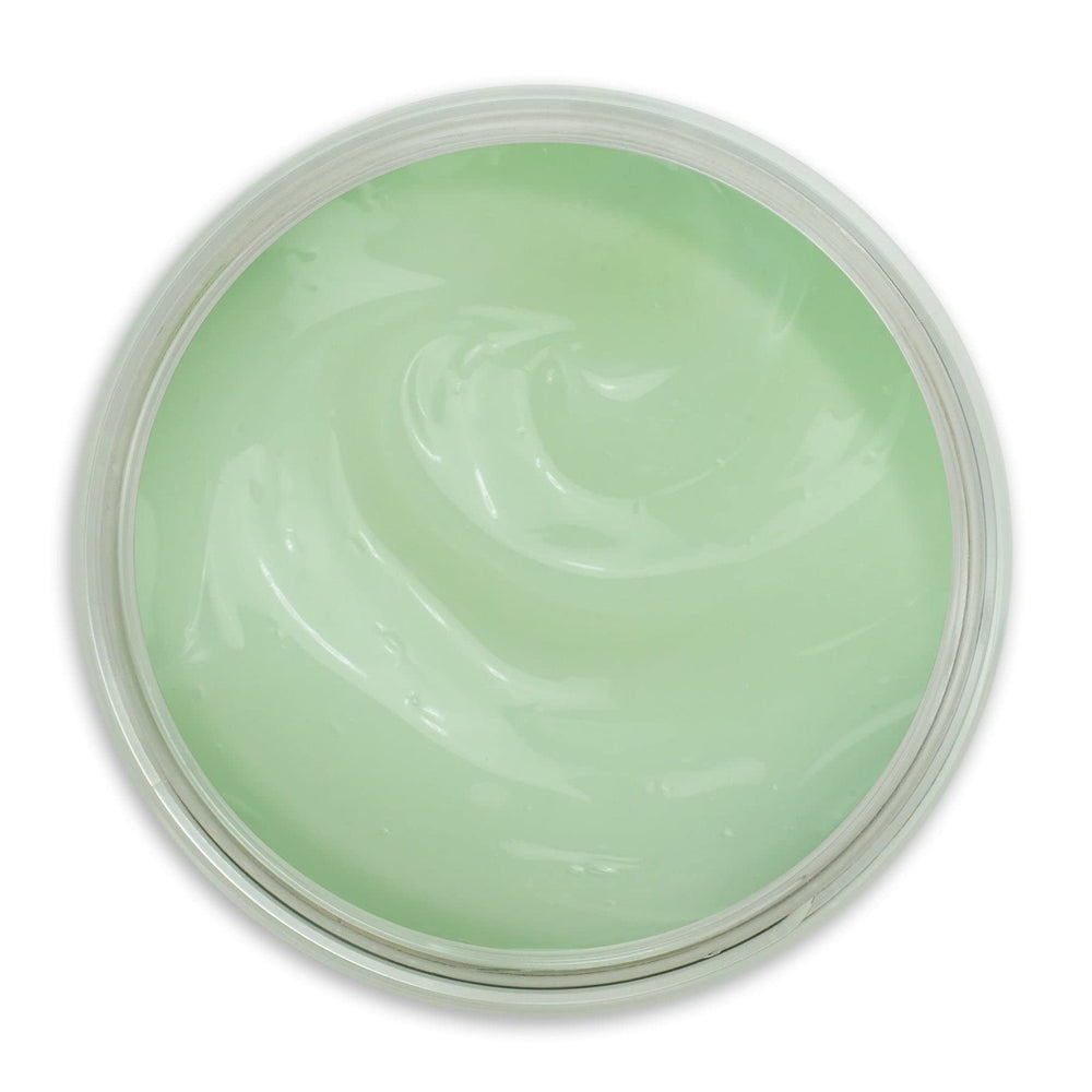 Earth To Skin Super Greens Night Gel Cream close-up texture supports moisture retention.