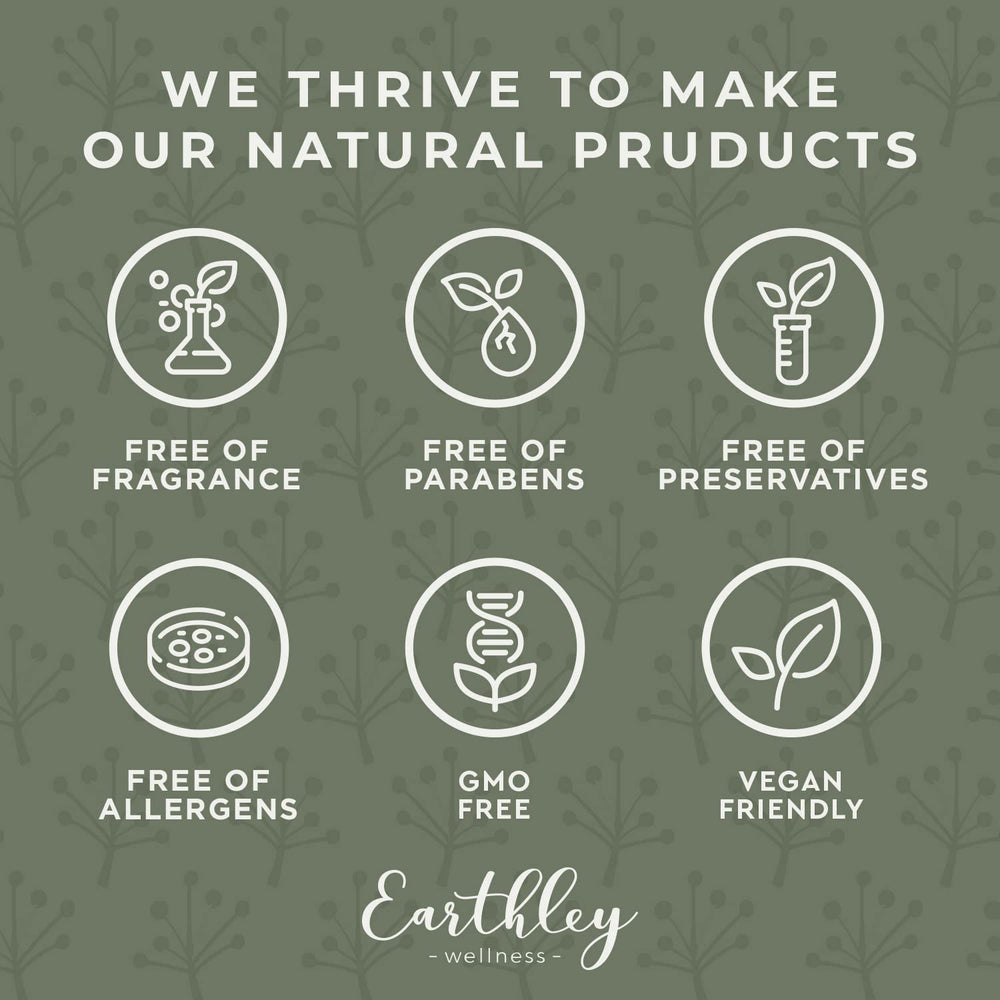 Lavender scented Earthley Lotion with natural ingredients for a gentle aroma.
