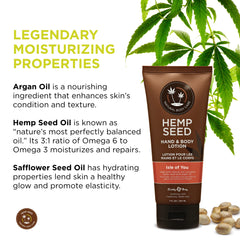 Earthly Body hemp seed and argan oil blend texture close-up