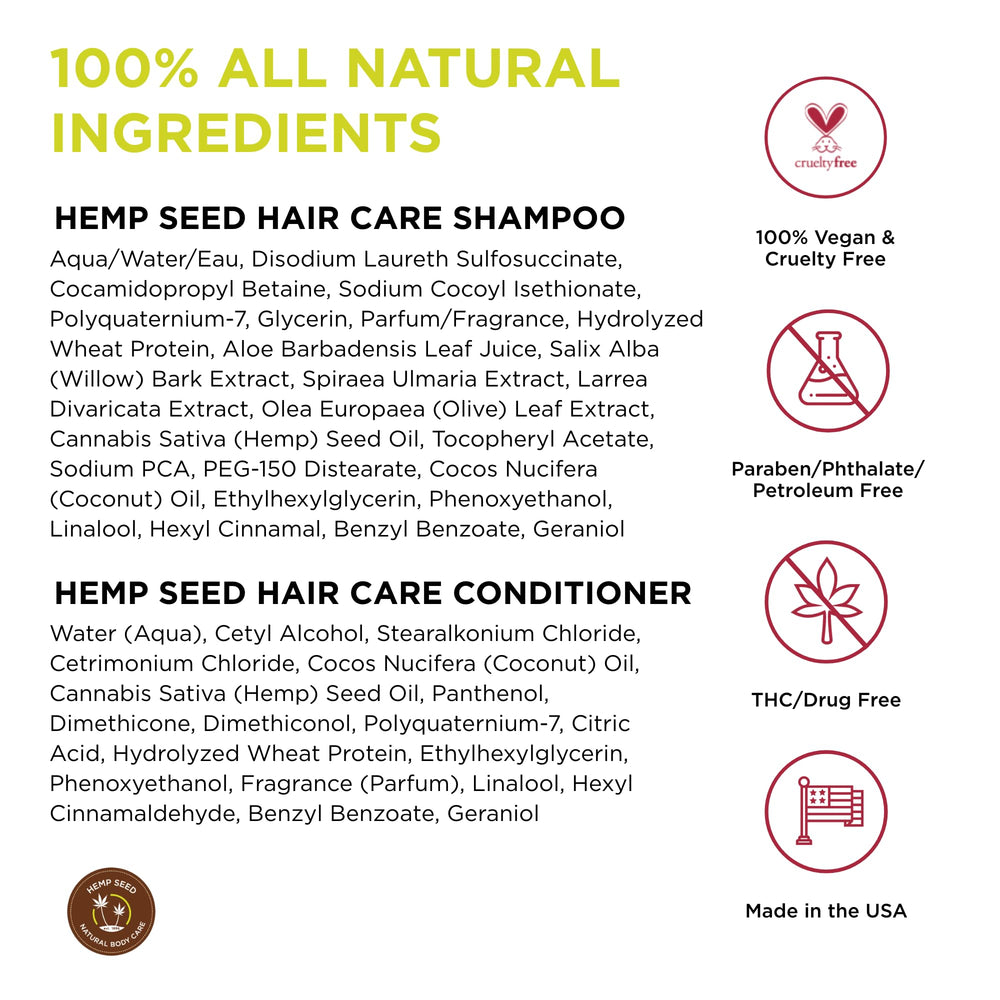 Earthly Body bundle shot highlights shampoo and conditioner duo for daily care.