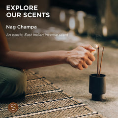 Earthly Body Nag Champa scent enhances your shower experience with calming notes