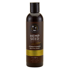 Earthly Body hemp seed conditioner bottle for deep conditioning across all hair types.