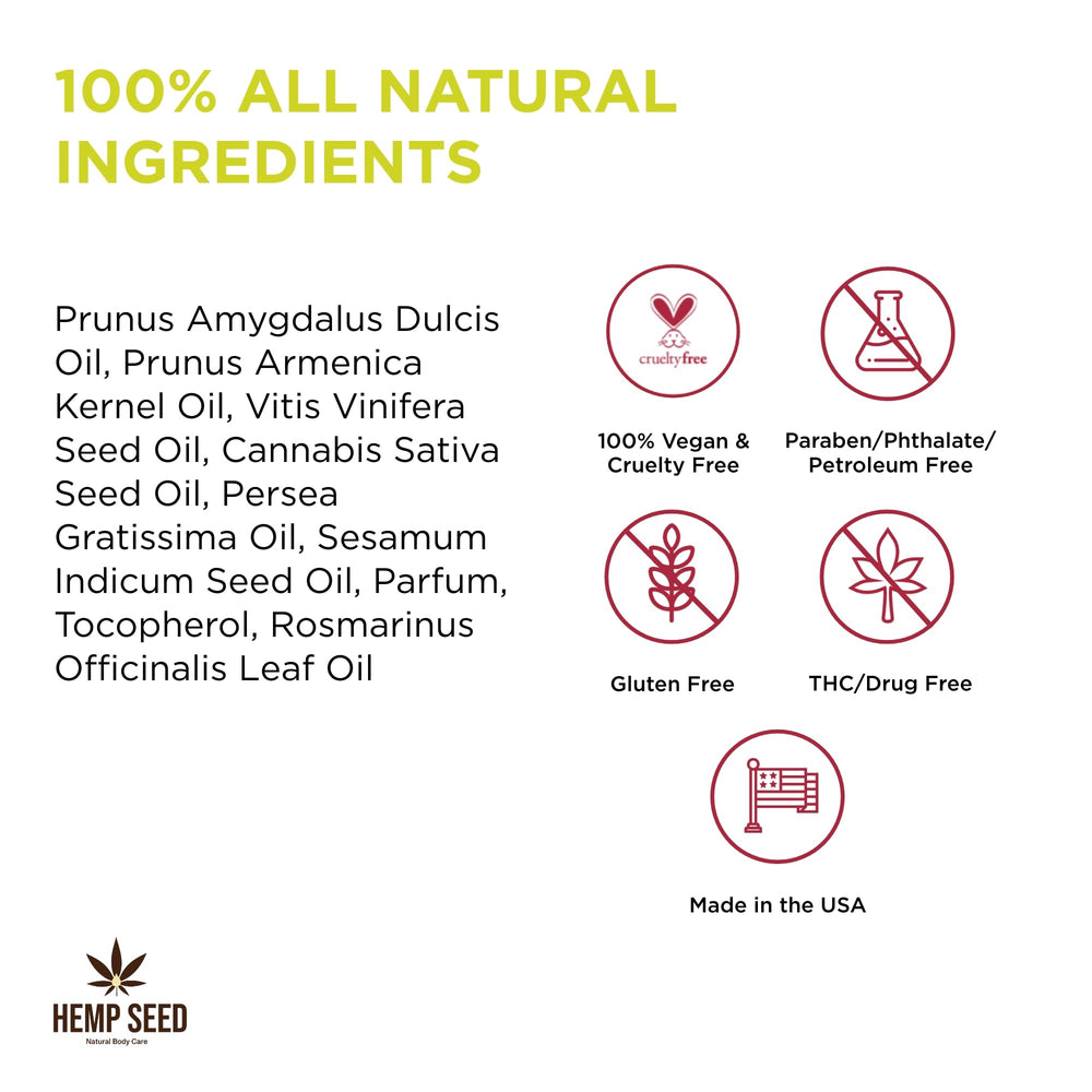 Earthly Body Hemp Seed Massage Oil Unscented cap closeup for sensitive skin