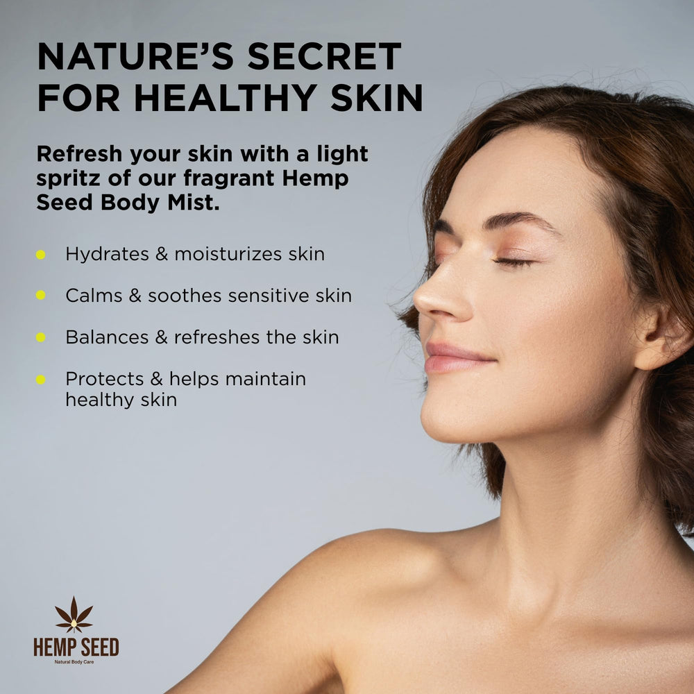 Earthly Body Moroccan Nights mist spray captured mid-application for quick refreshing.
