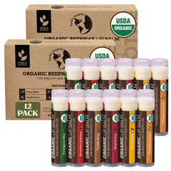 Earth's Daughter lip balm vanilla bean 6-pack nourishes dry lips with sweet vanilla aroma.