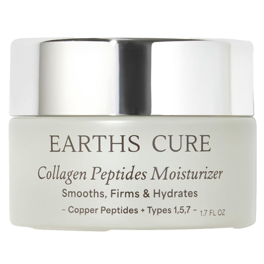 EarthsCure Nano Peptide Moisturizer bottle pour hydrates and smooths skin