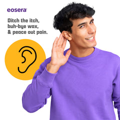 Earwax MD cleaning kit instruction card demonstrates a quick three-step routine.
