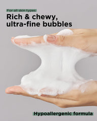 Product shot emphasizing collagen and elastin ingredients in EASYDEW cleanser