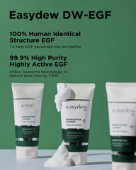 EASYDEW Barrier Repair Cleanser with DW-EGF peptide for smoother texture