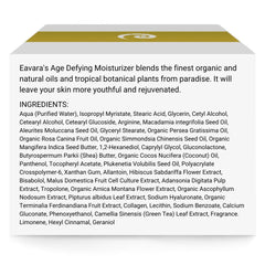 Eavara moisturizer integrated into daily routine for morning or night use.