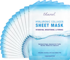 Ebanel 15-pack collagen sheet masks packaging for at-home spa sessions