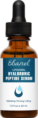 Ebanel Hyaluronic Serum bottle with dropper for deep hydration