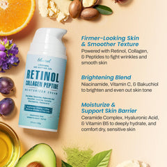 Ebanel Retinol Cream ingredients highlight collagen and peptides for skin support