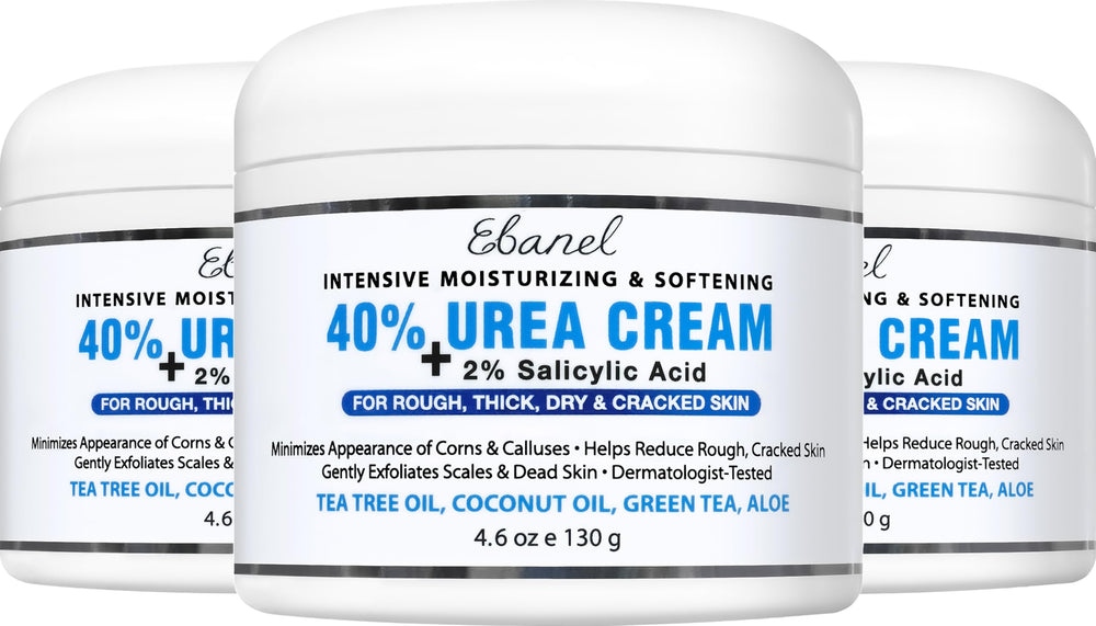 Ebanel Urea Cream 40% bottle for soft, moisturized feet