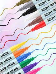 EBANKU professional nail art pens for salon-quality detailing