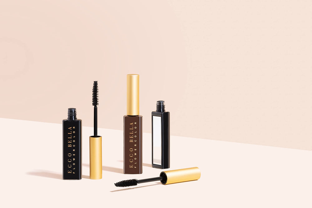 Ecco Bella FlowerColor Mascara ingredients list emphasizes plant-based cutins.