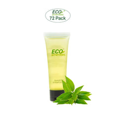 Eco Amenities bulk hotel shampoo 72-count, ready to stock for efficient guest service.