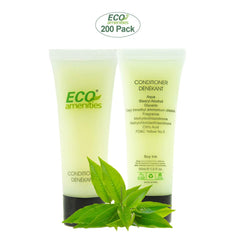 Flip-cap design on ECO Amenities conditioner tube for spill-free guest use.