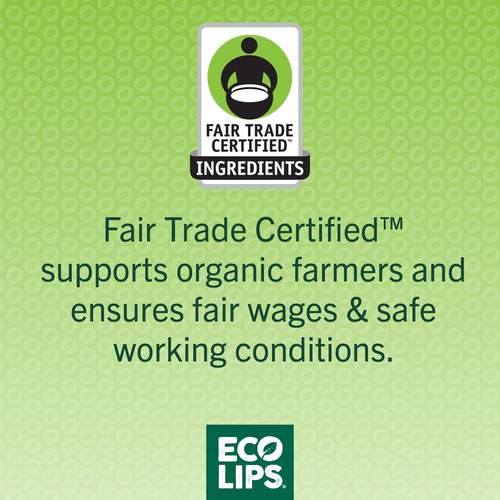Eco Lips GOLD fragrance-free balm texture close-up