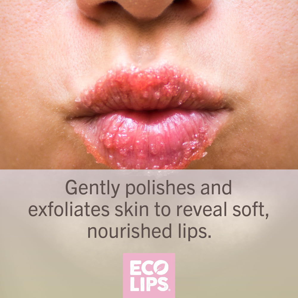 Eco Lips peppermint-vanilla scent close-up perfect for festive lip care
