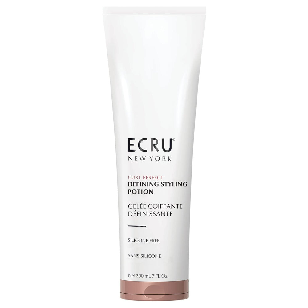 Ecru New York Curl Perfect Defining Styling Potion enhances natural texture without heaviness.