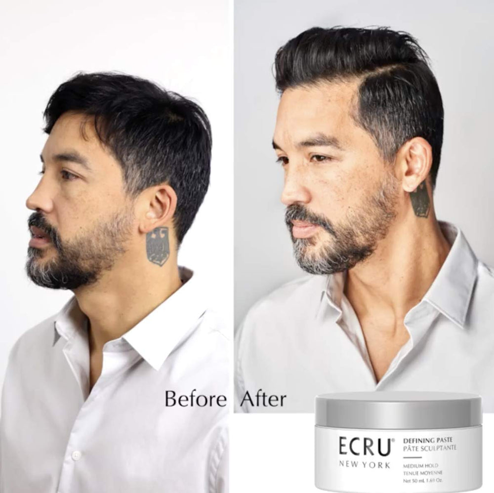 ECRU New York Defining Paste matte finish delivers a natural non-shiny look.
