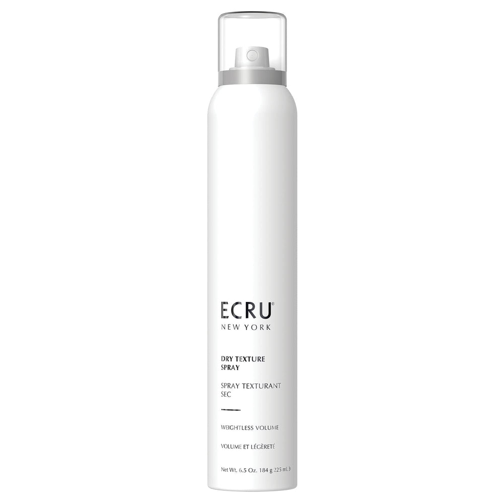 ECRU New York Dry Texture Spray bottle delivers weightless volume and texture.