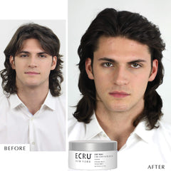 ECRU New York Dry Wax travel-size pomade for on-the-go grooming