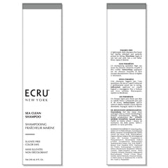 ECRU New York Sea Clean Shampoo thick lather shot highlighting rich foam.