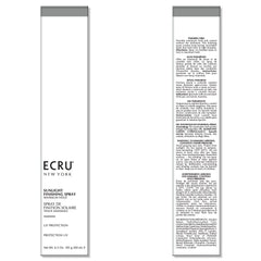 ECRU New York Sunlight Finishing Spray being applied for restyling without stiffness.