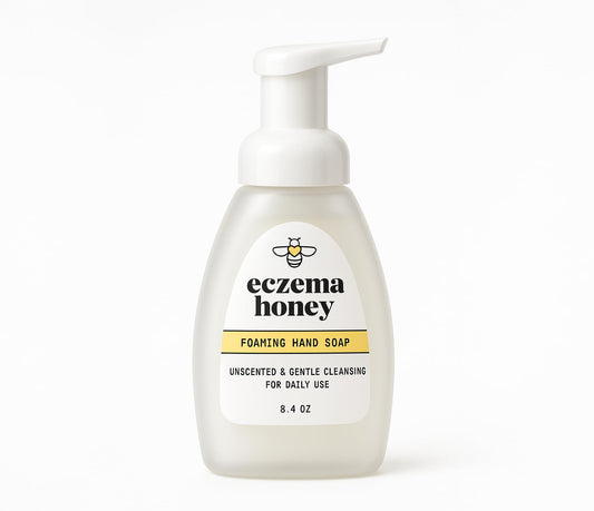 Eczema Honey gentle foaming hand soap pump bottle for daily cleansing