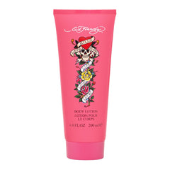 Ed Hardy Christian Audigier body lotion bottle, 6.8 oz, for daily hydration.