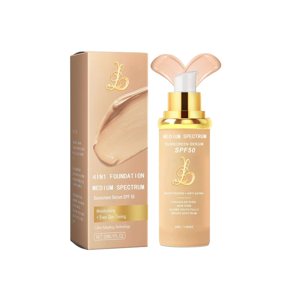 EdenEdges 4-in-1 foundation bottle with lightweight hydration.