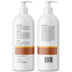 EDENIKA BOTANICALS ginger shampoo strands closeup shows manageability and shine