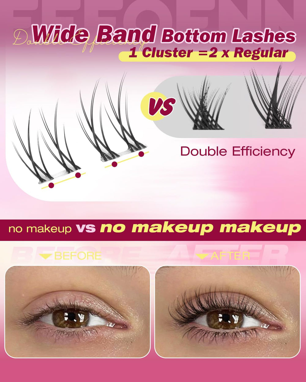 Eefofnn precision tweezers enable easy application and precise placement.