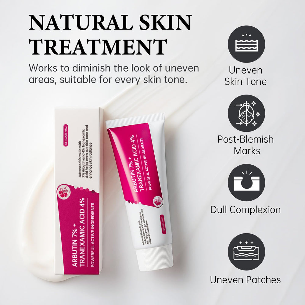 Box and tube display packaging designed for daily skincare.