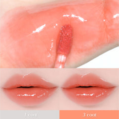EGLIPS Dew Glaze Tint close-up demonstrates lightweight hydration for everyday wear.