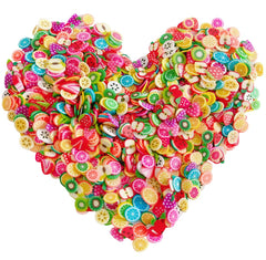EHOPE heart slice nail art adds cute accent for stylish nails.