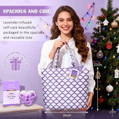 EIRNAY bath bombs display—lavender scent for soothing bath