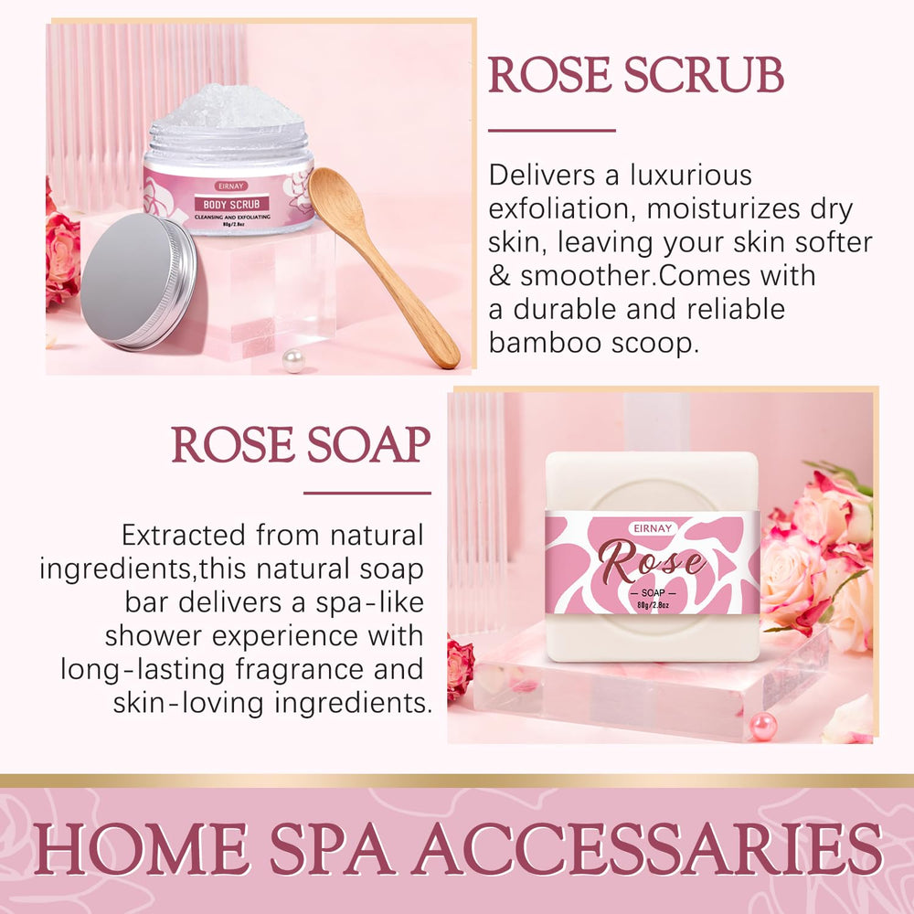 EIRNAY Rose Soap gentle cleanse with floral scent.